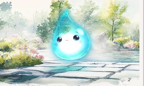 水の精霊キャラクター「アクア」がCopilotの魅力を紹介